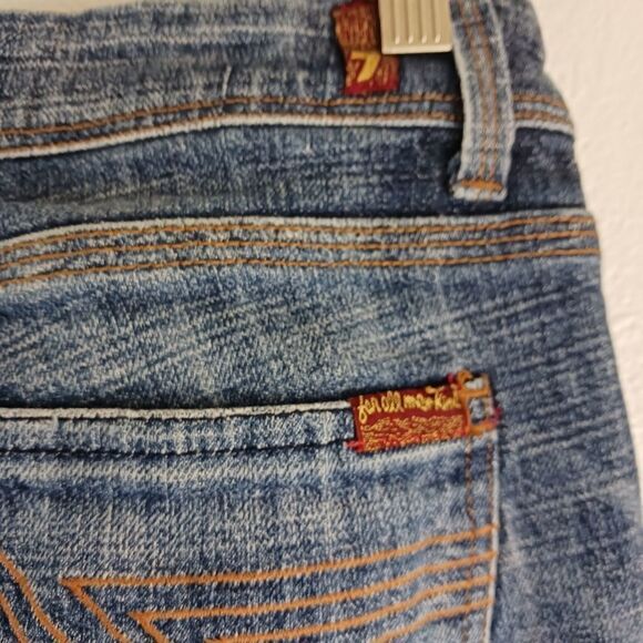 7FAMK FLYNT BOOTCUT JEANS SZ 28 - Picture 5 of 6